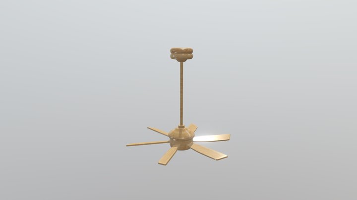 Fan animated with filters (Kelvin) 3D Model