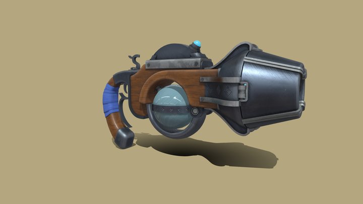Teleportation Handgun 3D Model