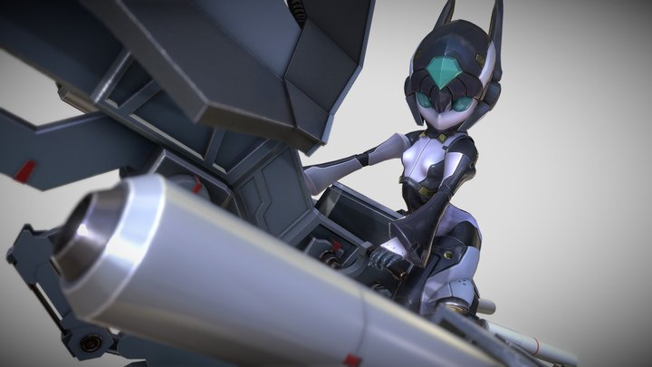 Sci-fi_Attacker 3D Model