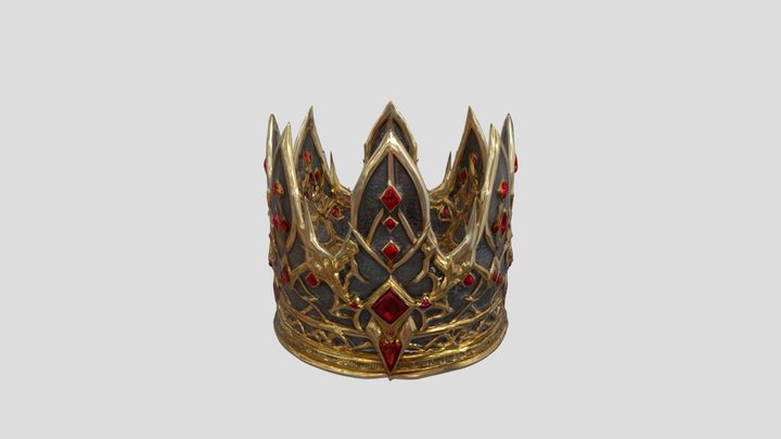 Ember Majesty Crown 3D Model