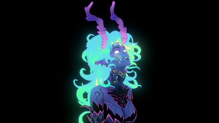 Infernal Beauty 3D Model