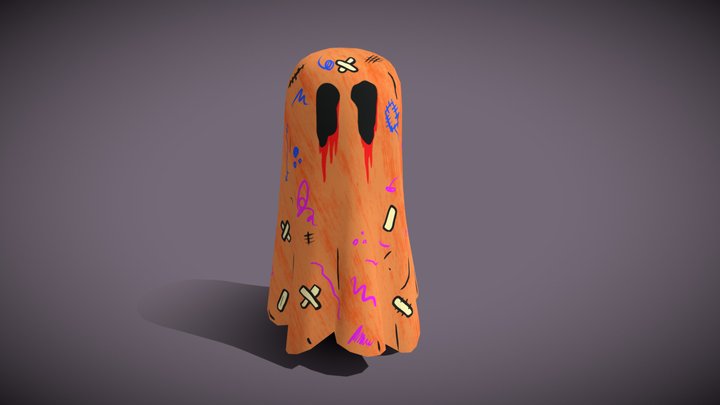 Little Monster Ghost FREE 3D Model