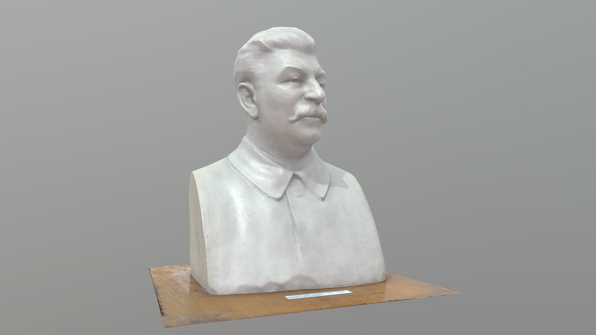 3D model Bust of Stalin - This is a 3D model of the Bust of Stalin. The 3D model is about a statue of a person.