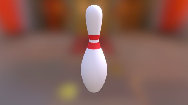 Bowling pin 3D Model