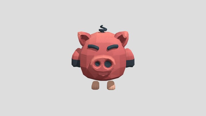 Chicken_gun_ Better_ Melvin_ Pig 3D Model