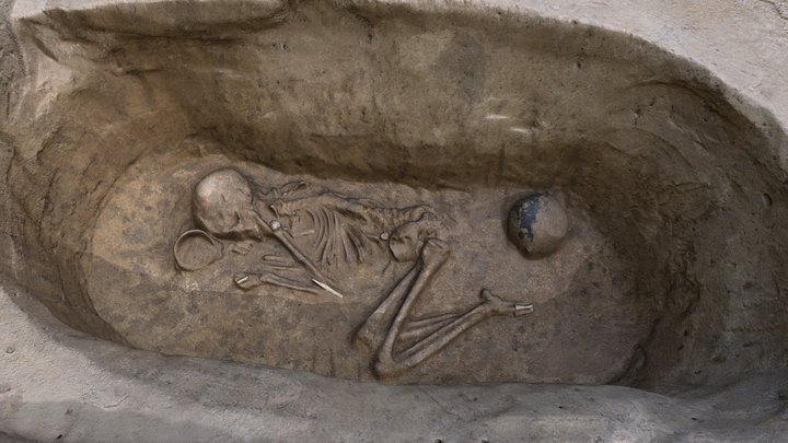 Bronze age grave 3D Model