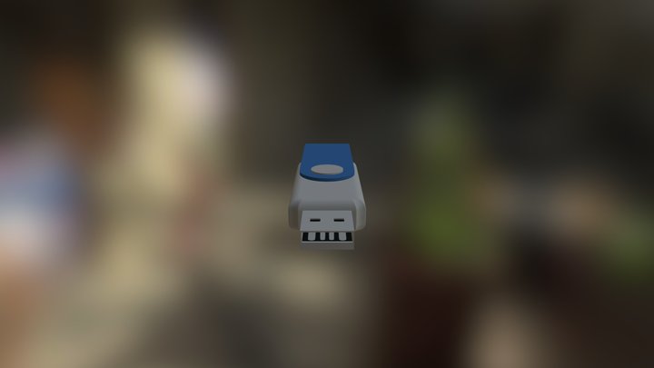 Old Flash Drive 3D Model