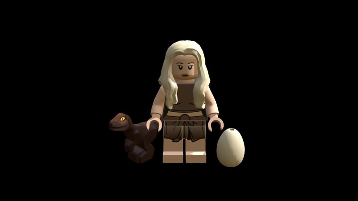 LEGO DAENERYS 3D Model