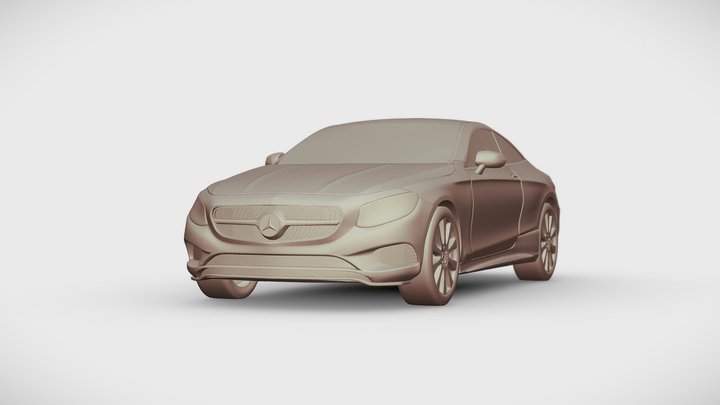 Mercedes-Benz S Class Coupe 3D Model