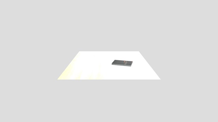 Notepad 3D Model