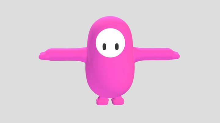Fall guy 3D Model