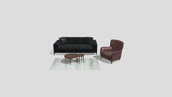 Novita sofa 3D Model