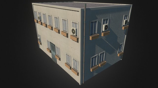 Modular Building 3D Model