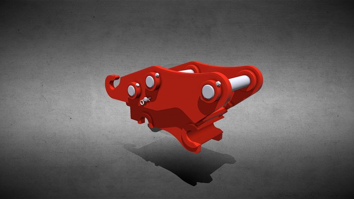 quick coupler Hyundai Robex 210w-9s 3D Model