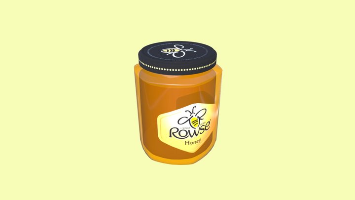 Honey Jar 3D Model