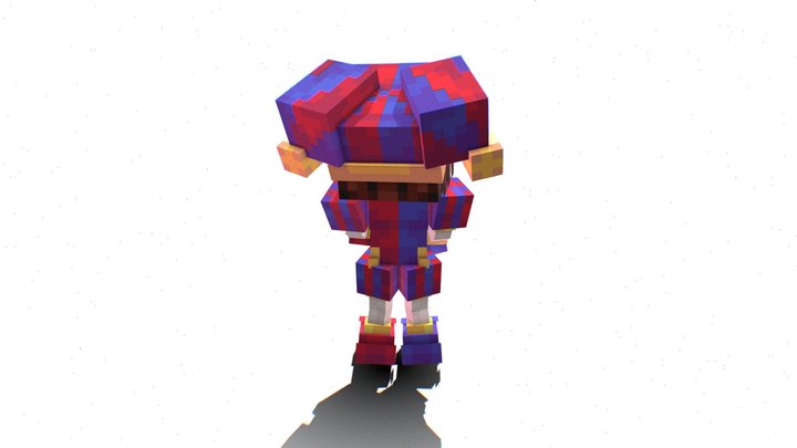 Pomni | Blockbench 3D Model