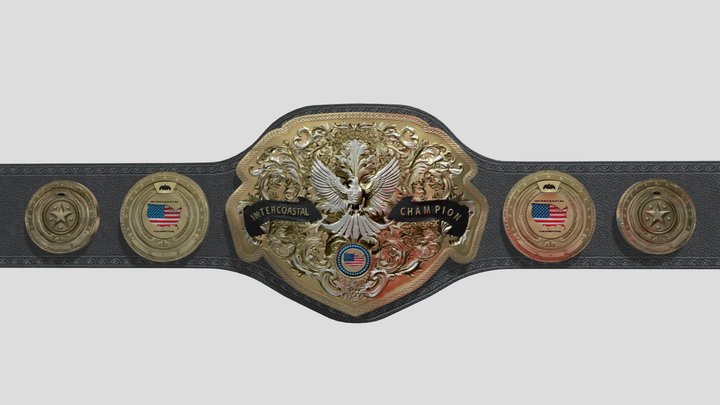 AGW INTERCOASTAL CHAMPION BELT – Kostenloses 3D-Modell STL