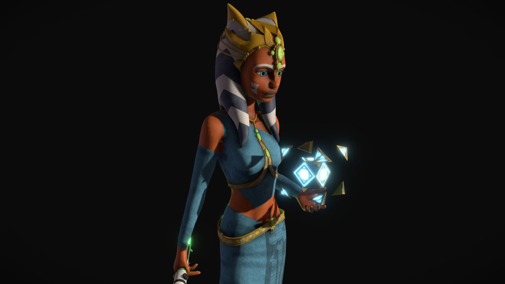 Ahsoka slave outfit