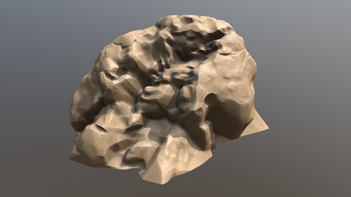 LI's Toon Rock 3D Model