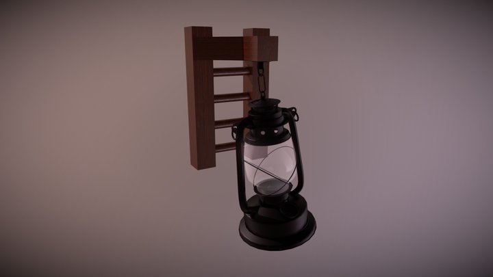 Kerosene lamp 3D Model