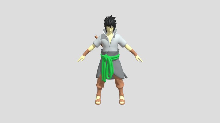 Sasuke Uchiha 3D Model