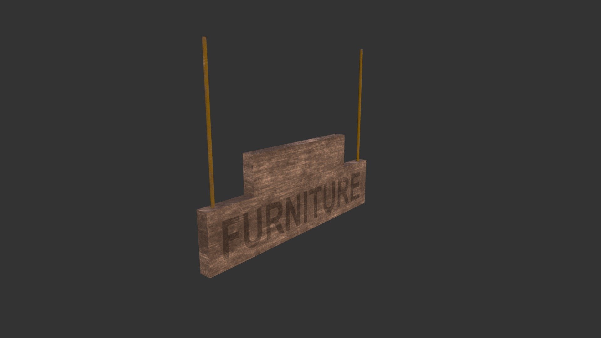Old Wooden Furniture Sign
