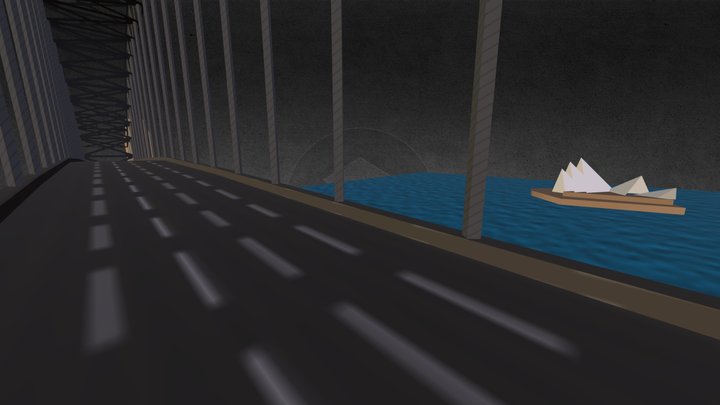 Sydney Harbour Bridge - Aus3DAugust2014 3D Model