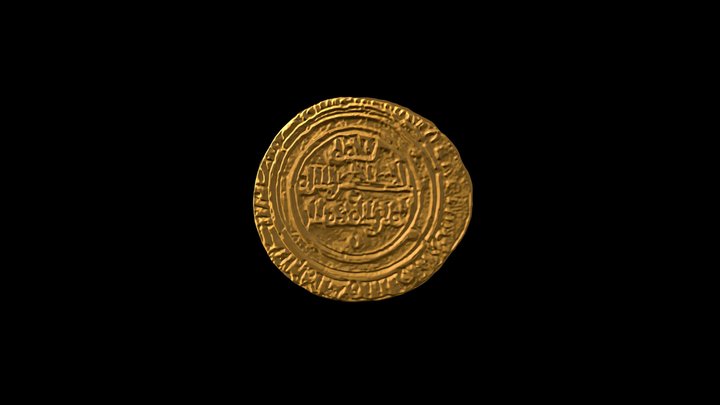 Maltese Fatimid 1/4 Dinar 1080 AD/AH 473 (test) 3D Model