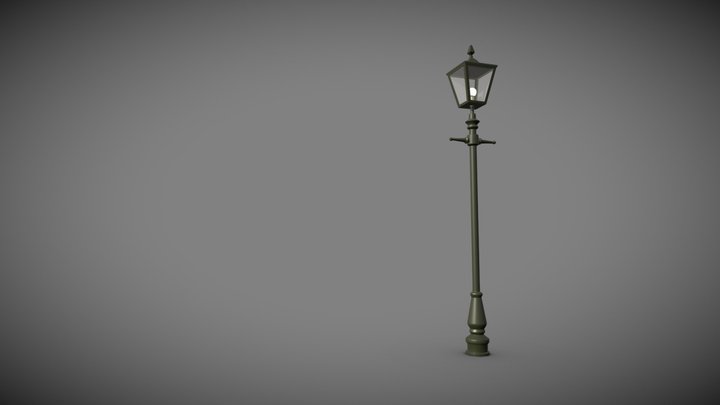 Victorian Lampost 3D Model