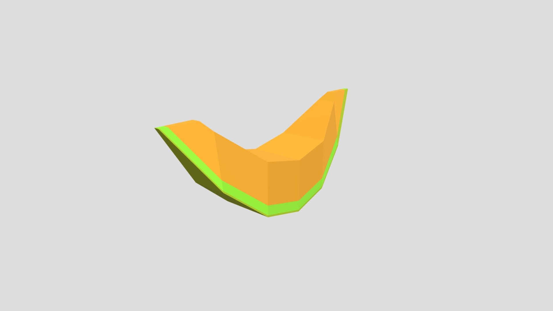 Slice of cantaloupe from Poly by Google