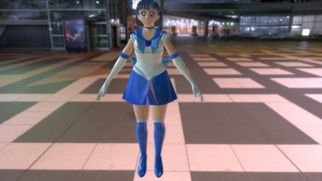 Sailor Mercury | 3VR INC 3D Model