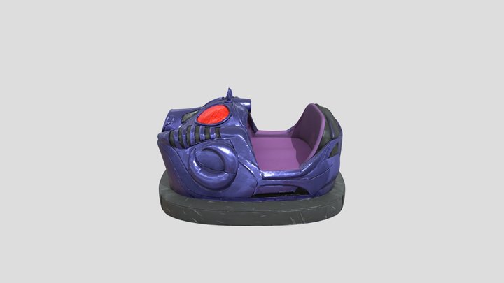 Alien Bumper Car 3D Model