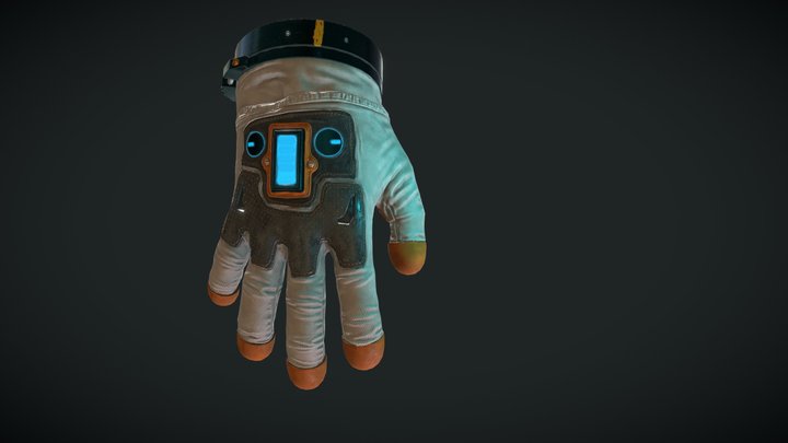 Astro Gloves 3D Model