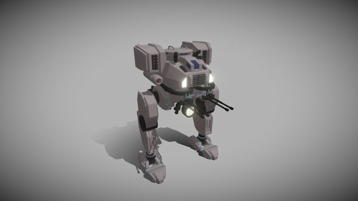Heavy Patrol Walker 3D Model