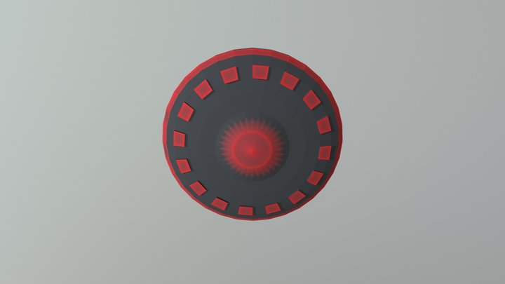 Circle Enemy 3D Model