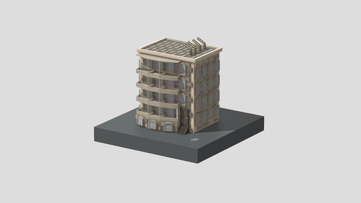 Victorian building 3D Model
