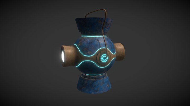 Blue Lantern - Hope 3D Model