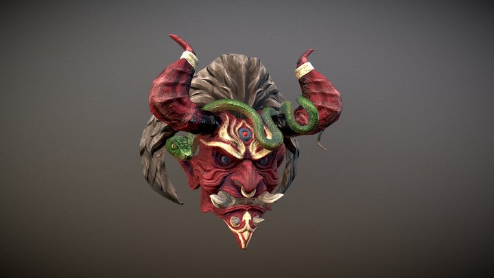 Japan mask 3D Model