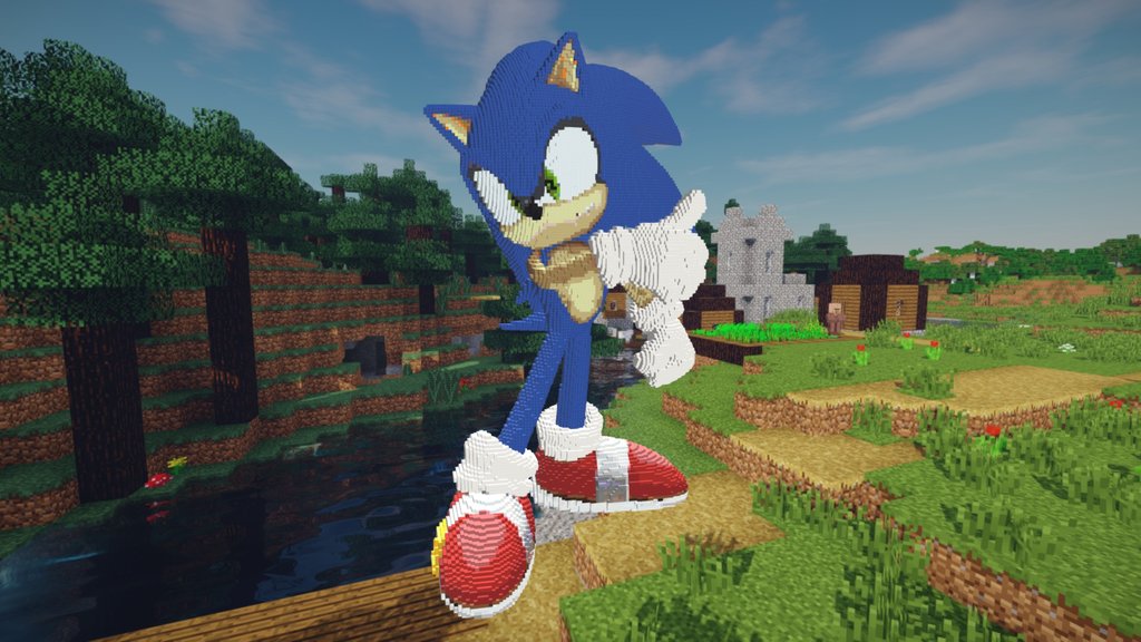 Minecraft Sonic The Hedgehog Build Schematic