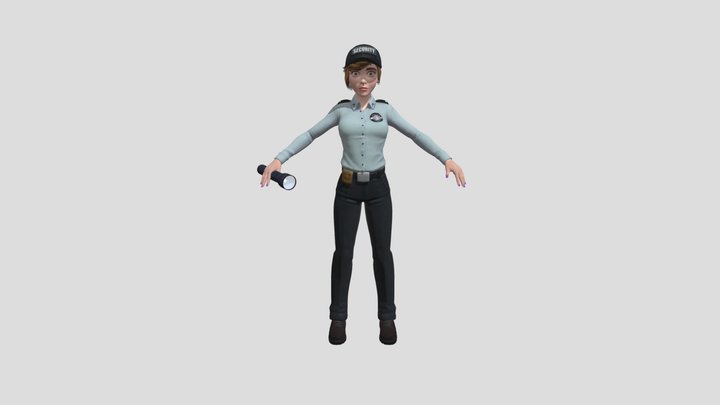 Vanessa - FNAF Security Breach 3D Model