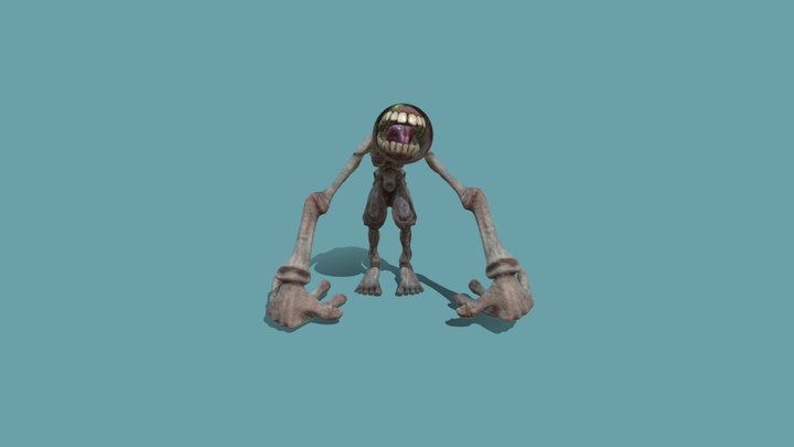 Walk Cycle: Sweet Home Inspired Monster 3D Model
