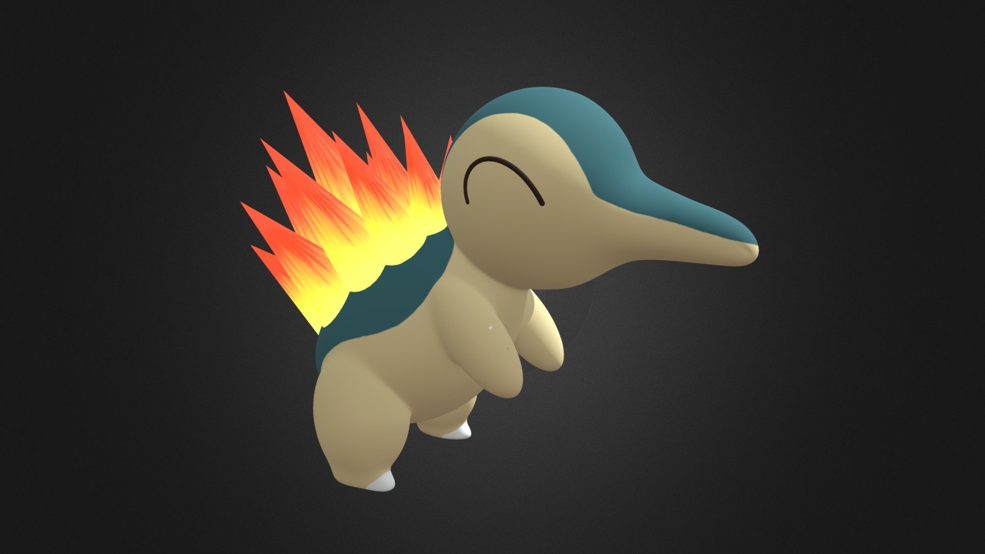 Cyndaquil - 3D model by FDell05 [514740d] - Sketchfab