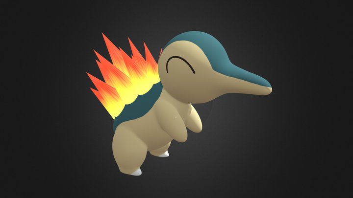 Cyndaquil 3D Model