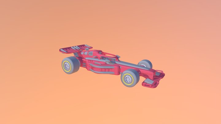 F1 Concept Car 3D Model