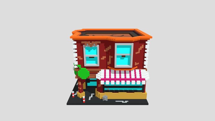 Shop Tier2 3D Model