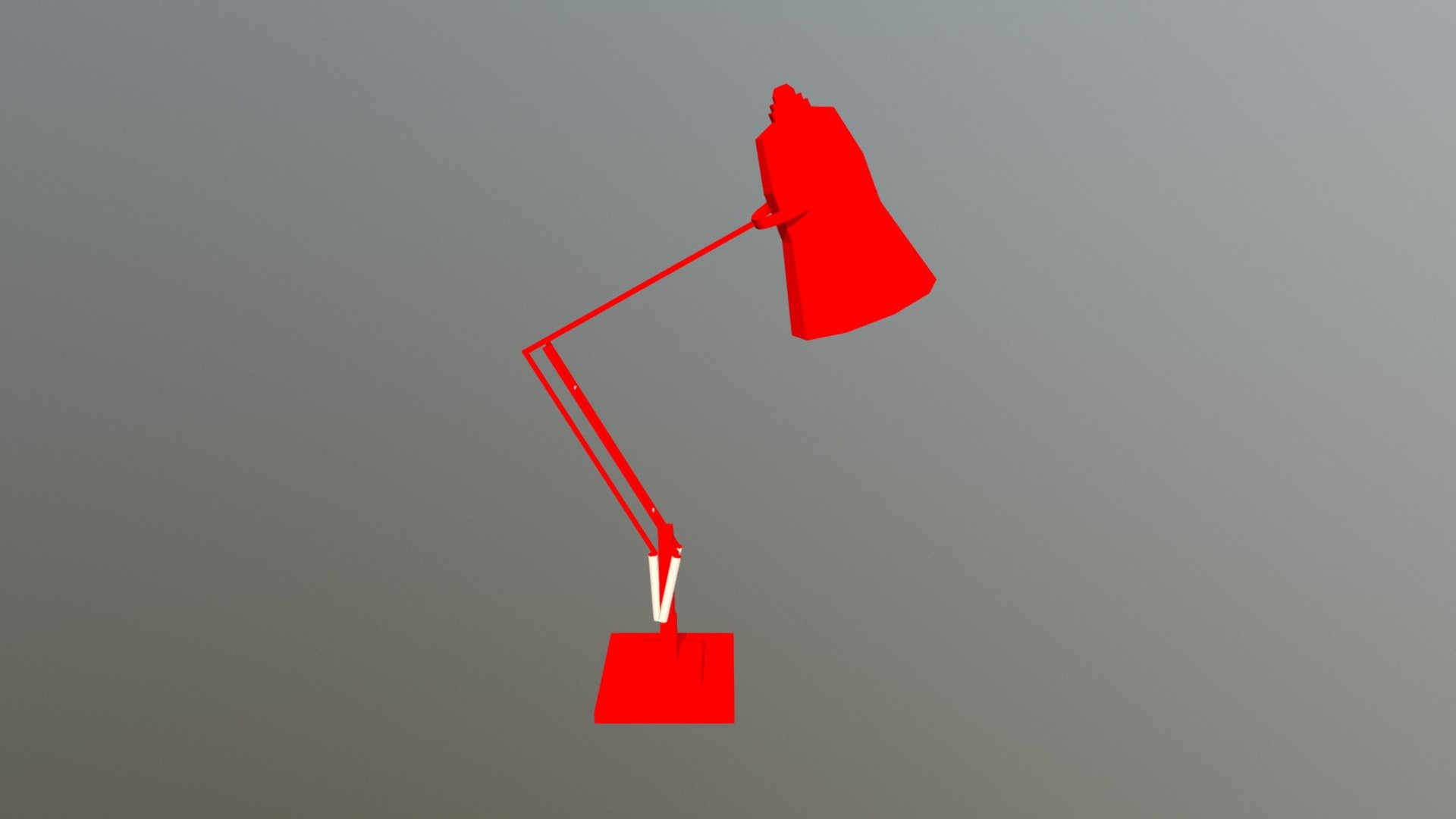 Red Anglepoise Lamp