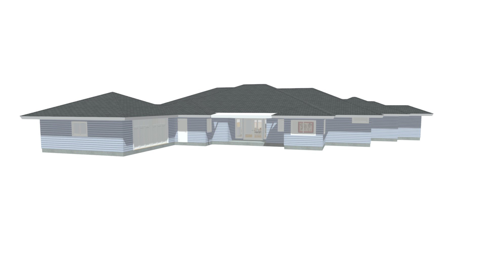 e-1 Le Roux MAIN HOUSE PRELIMINARY DRAFT - 3D model by Pro Draft, Inc ...
