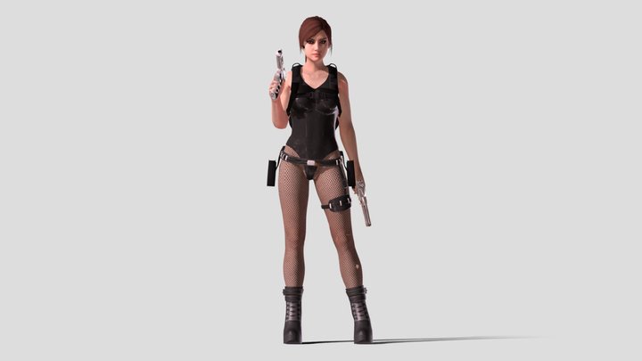 Assistant - Tactical Bodysuit 3D Model