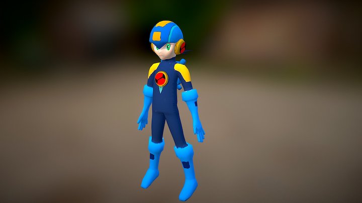 MegaMan 3D Model