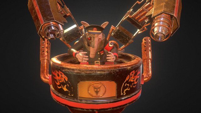 Comander cardesian - Vehicle. 3D Model